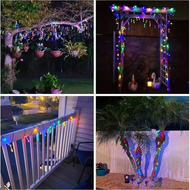 Luces Navideñas LED Solares
