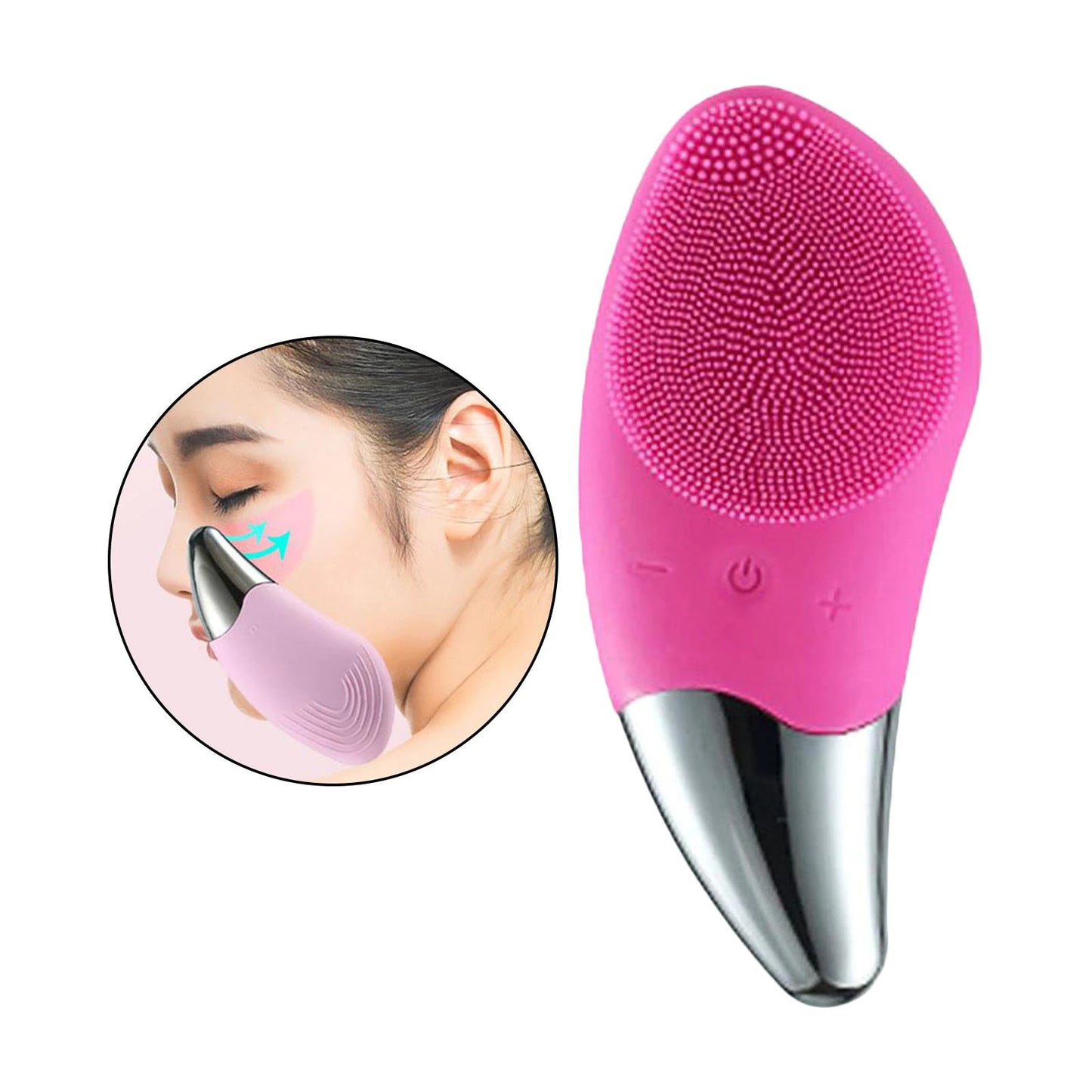 Cepillo limpiador y masajeador facial