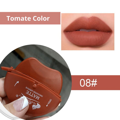 Labial mate en forma de labio