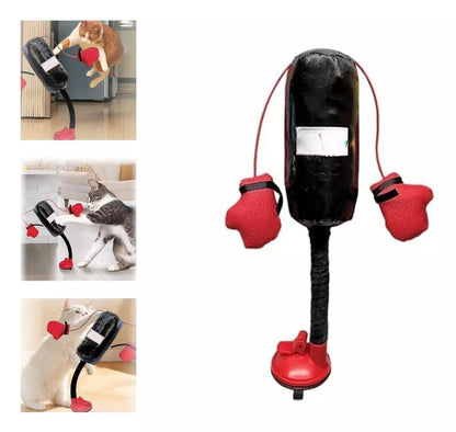 Mini Saco de Boxeo para Gatos