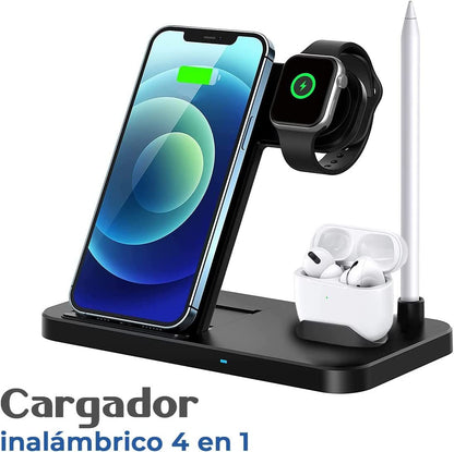 Cargador inalámbrico de escritorio 4 EN 1