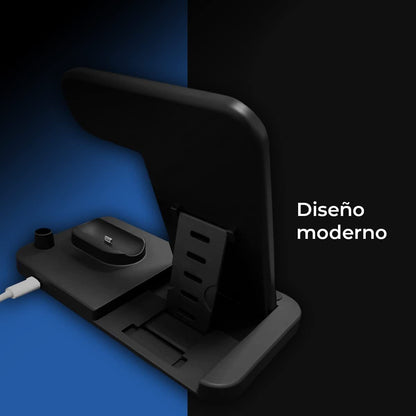 Cargador inalámbrico de escritorio 4 EN 1