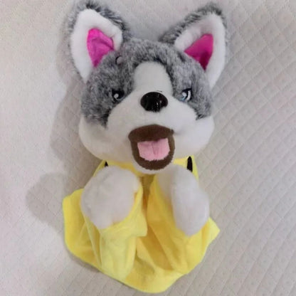 Juguete husky boxeador