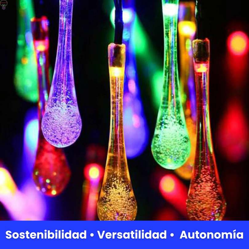 Luces Navideñas LED Solares