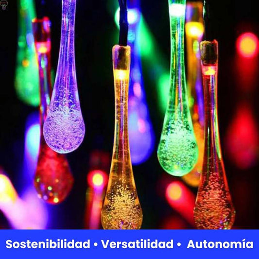 Luces Navideñas LED Solares