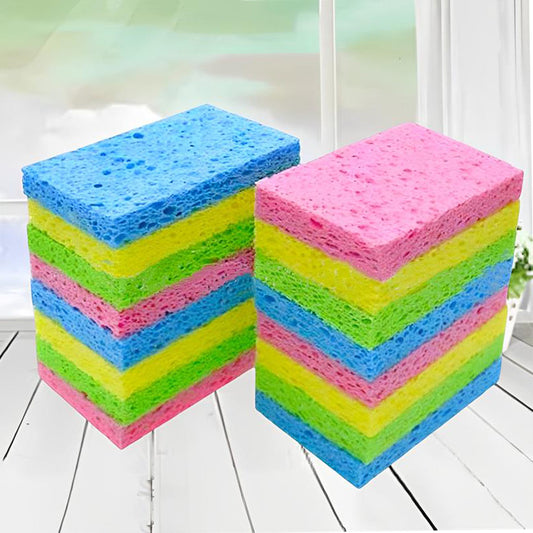 Esponja de celulosa comprimida Multicolor