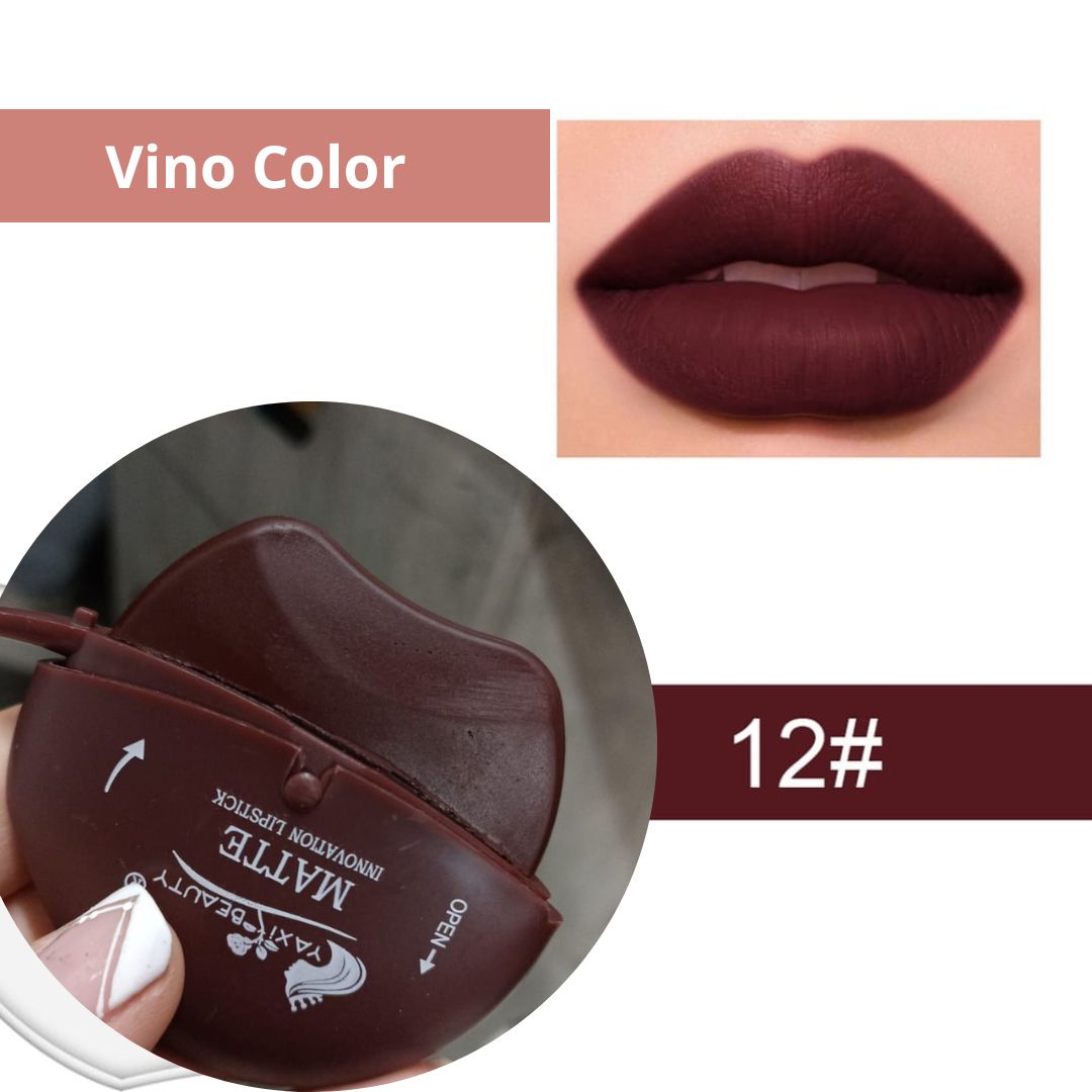 Labial mate en forma de labio