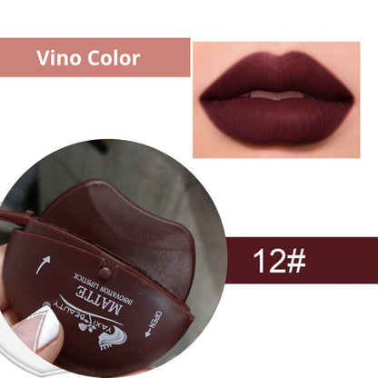 Labial mate en forma de labio