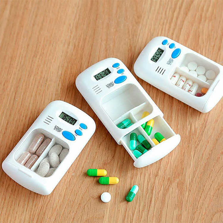 Pastillero con alarma