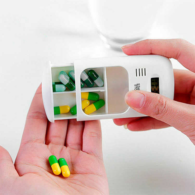 Pastillero con alarma