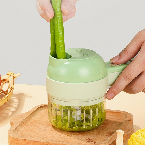 CORTADOR DE VERDURAS ELÉCTRICO 4 EN 1