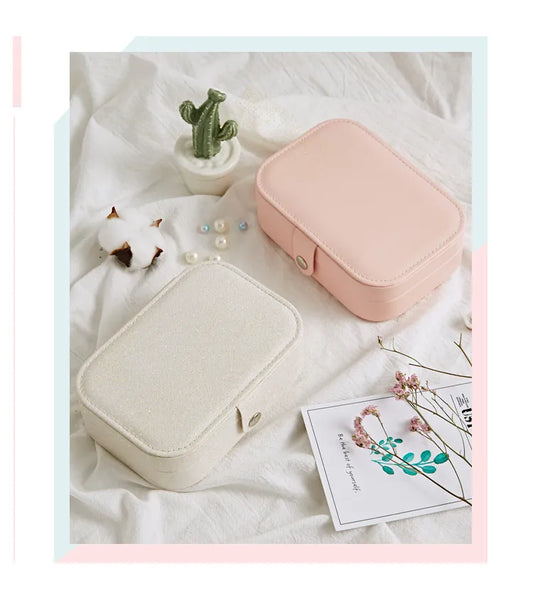 Caja organizadora de joyas portátil