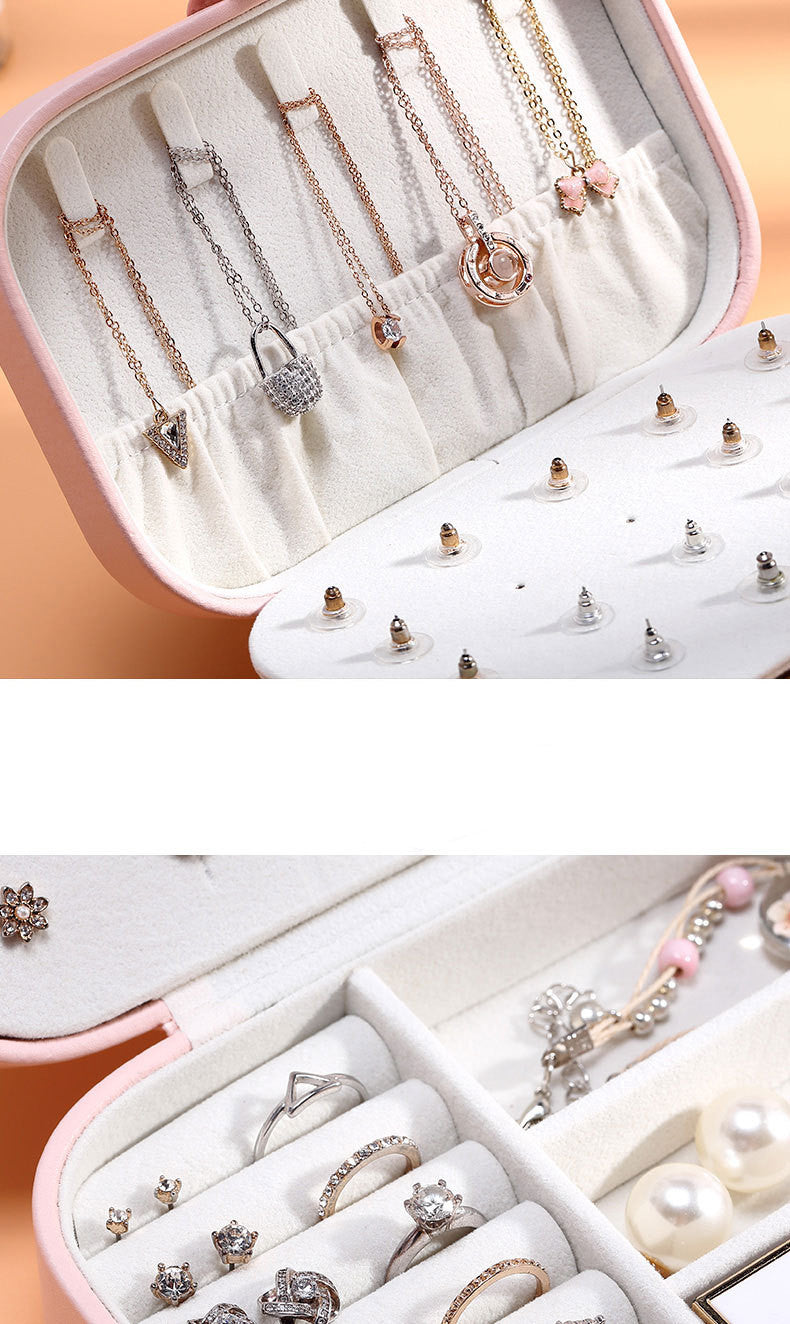 Caja organizadora de joyas portátil