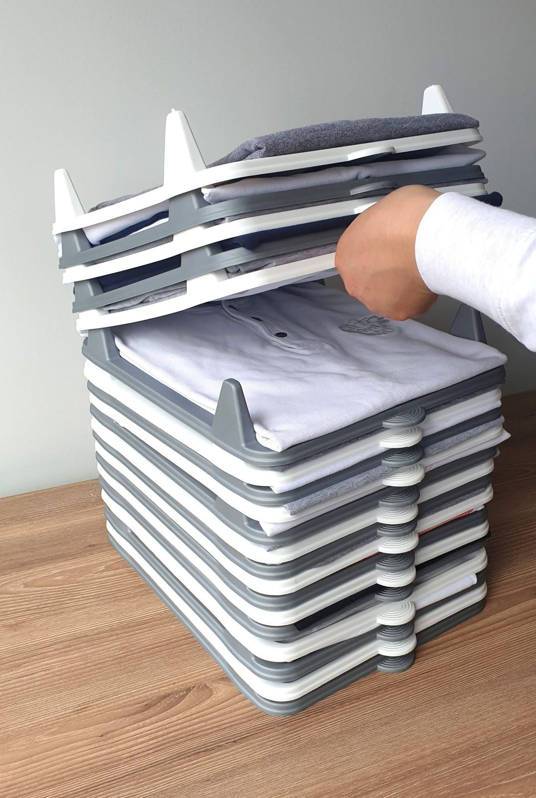 Organizador de camisetas, tablero carpeta de camisetas