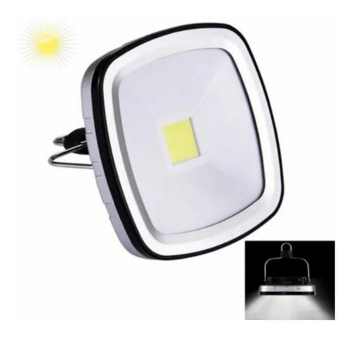 Súper combo bombillo con panel solar + Lampara solar recárgable con panel solar y recargable a 110V