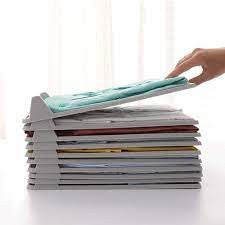 Organizador de camisetas, tablero carpeta de camisetas