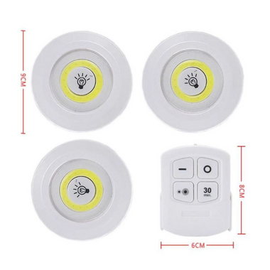 💡KIT DE 3 LAMPARAS LED INALÁMBRICAS💡